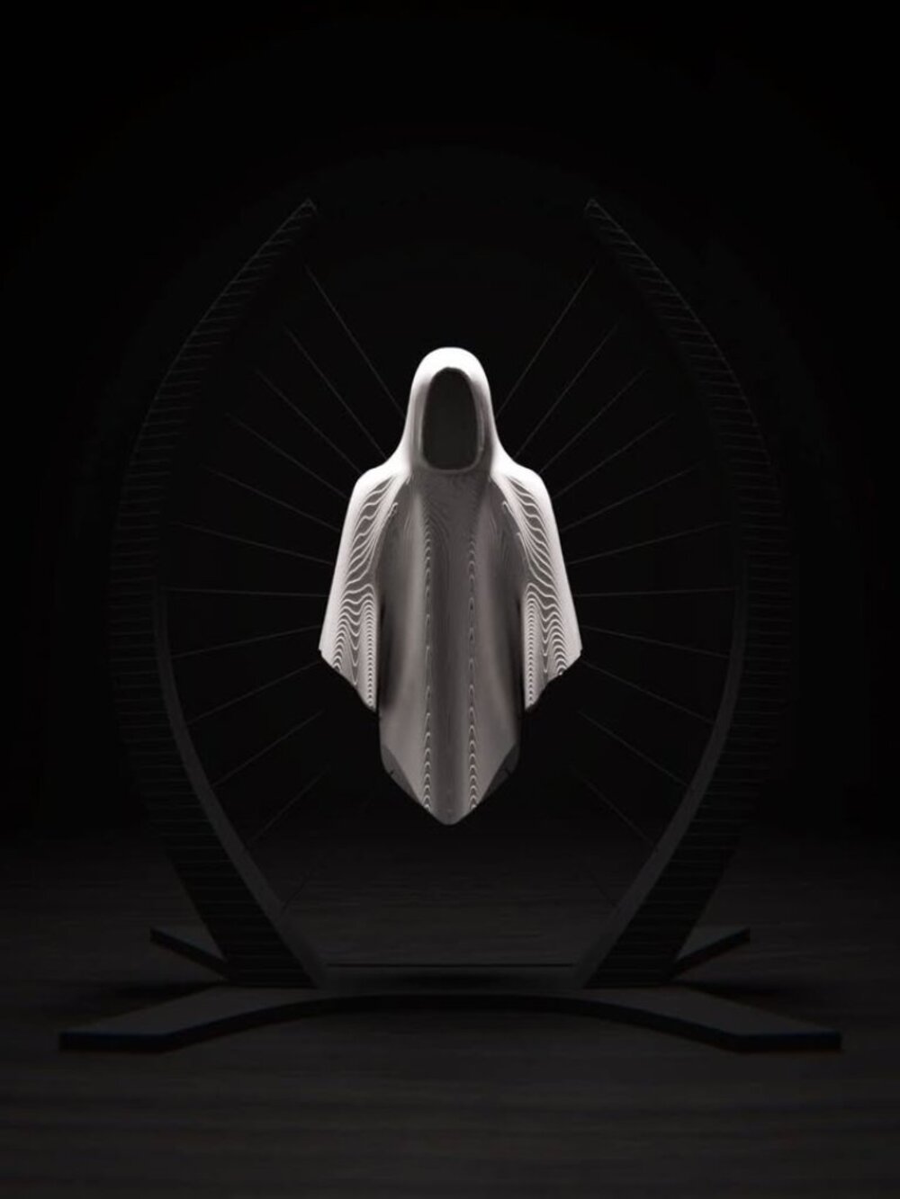 Floating Ghost Sculpture – Gothic Home Decor
